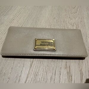 MARC BY MARC JACOBS Leather Wallet with Gold Accent
